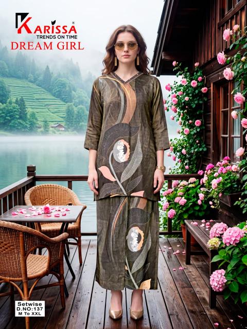 Karissa dream girl 133 to 137 coord set women clothing wholesale suppliers